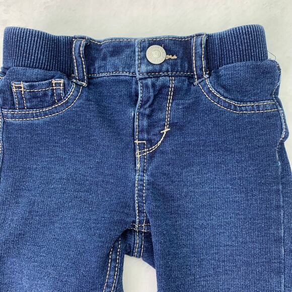 Levi's Baby 12M Boys Skinny Stretch Elastic Waist Soft Cotton Jeans - Picture 3 of 5